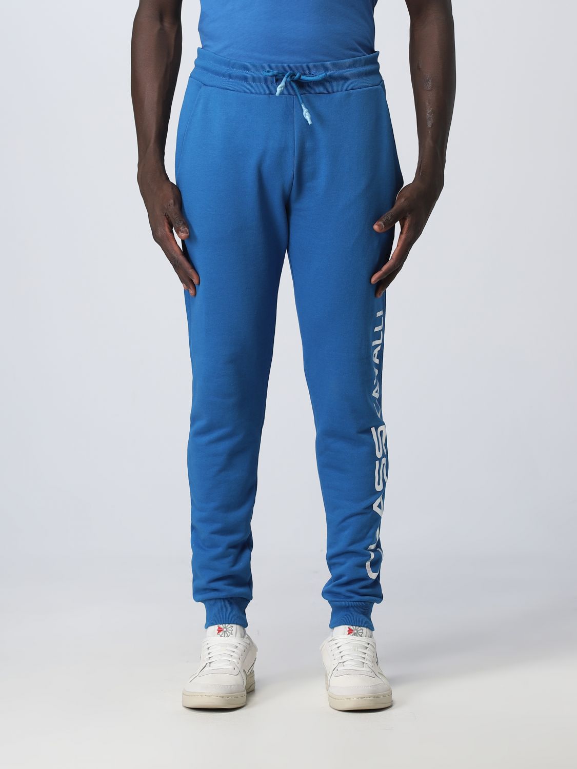 Class Roberto Cavalli Trousers CLASS ROBERTO CAVALLI Men colour Blue