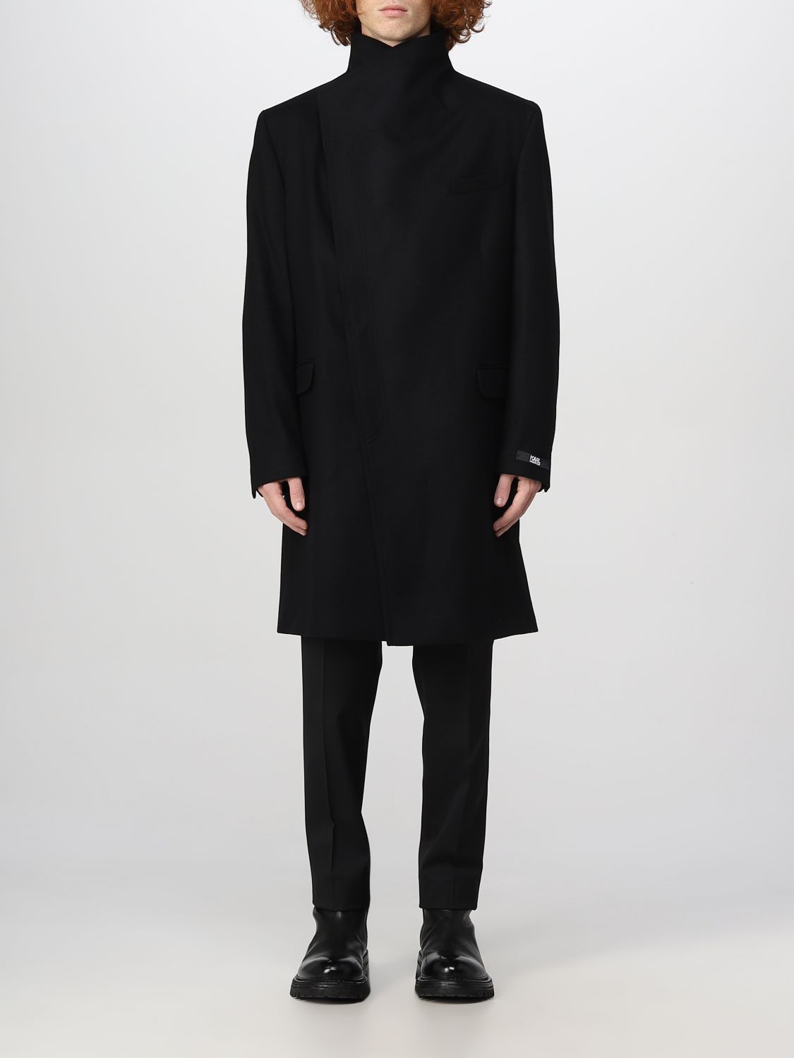 Karl Lagerfeld Coat KARL LAGERFELD Men colour Black