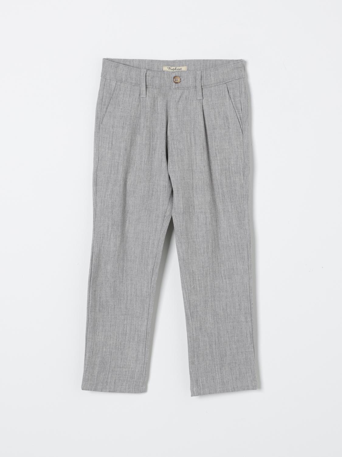 Nupkeet Pants NUPKEET Kids color Grey