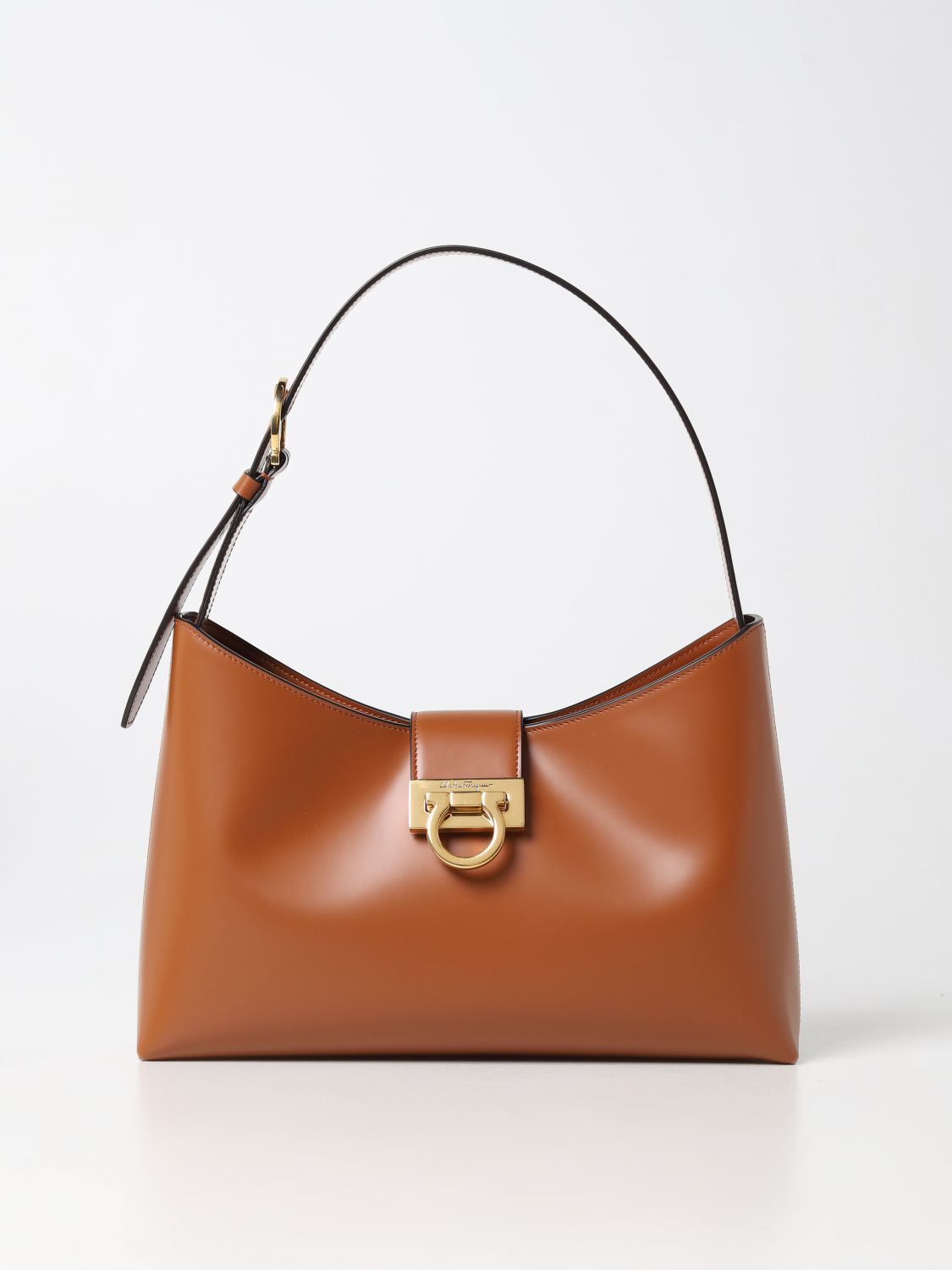 Ferragamo Shoulder Bag FERRAGAMO Woman colour Burnt