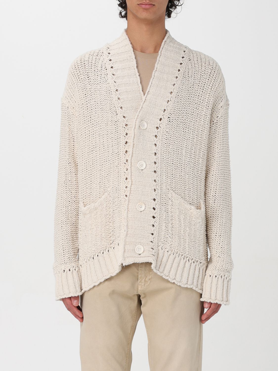 Roberto Collina Cardigan ROBERTO COLLINA Men color White