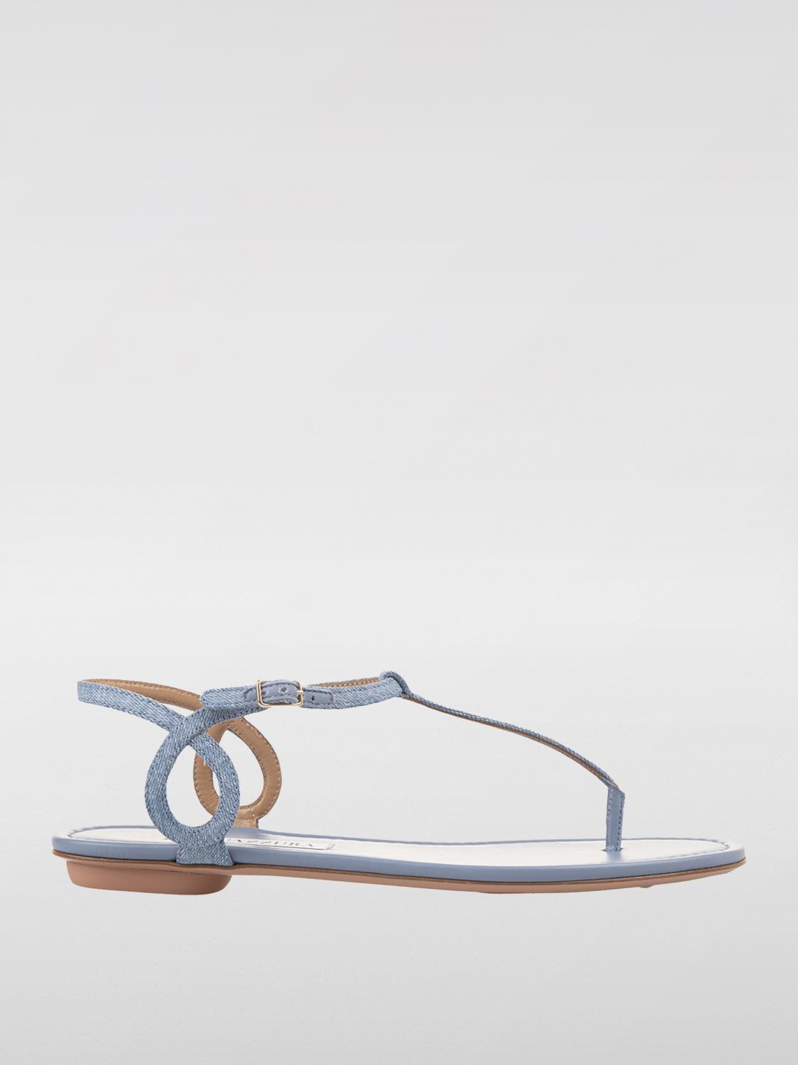 Aquazzura Heeled Sandals AQUAZZURA Woman color Blue