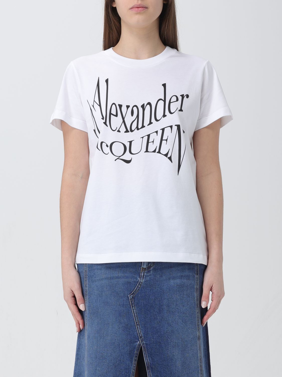 Alexander McQueen T-Shirt ALEXANDER MCQUEEN Woman colour White