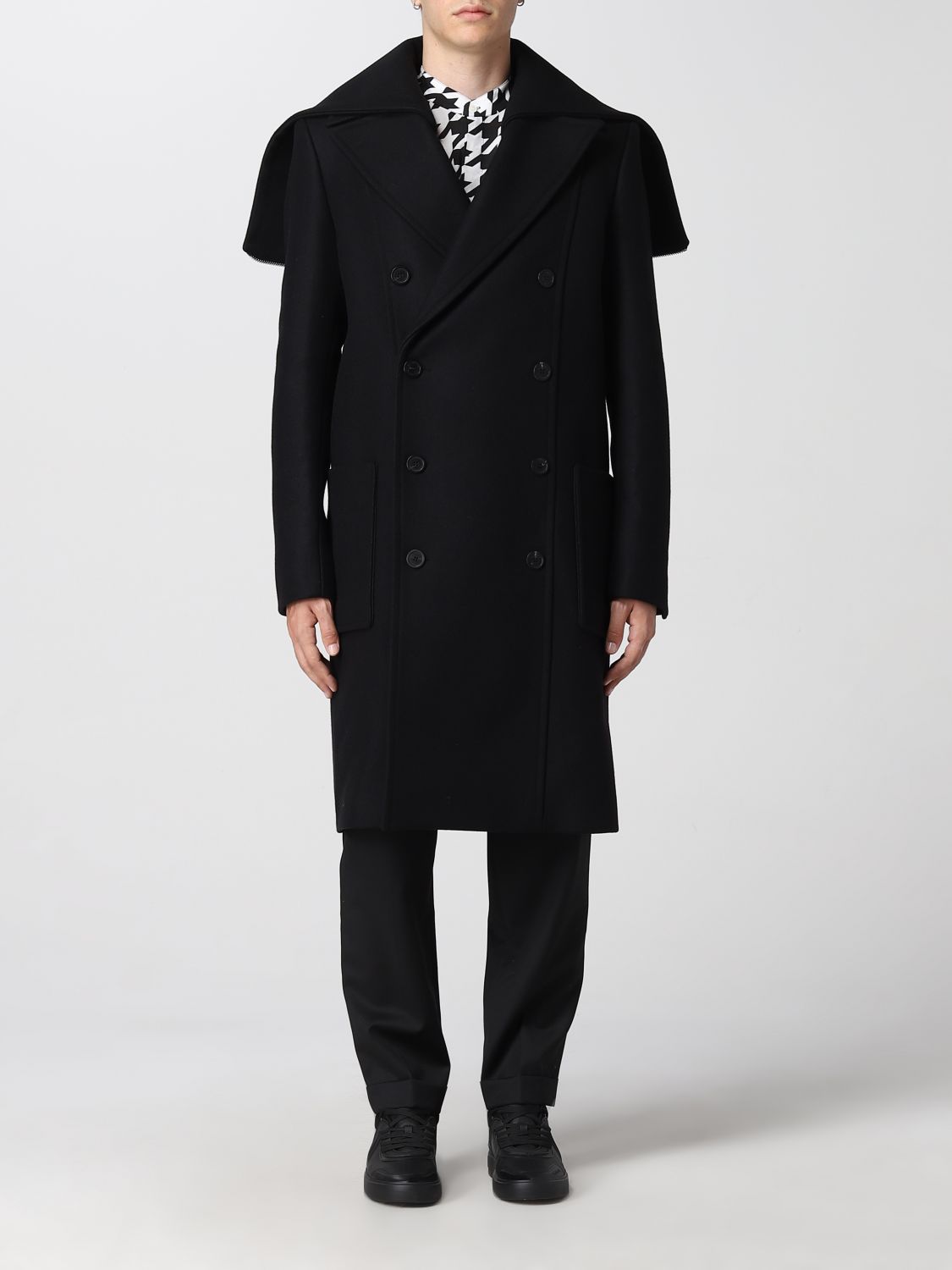 Balmain Coat BALMAIN Men colour Black