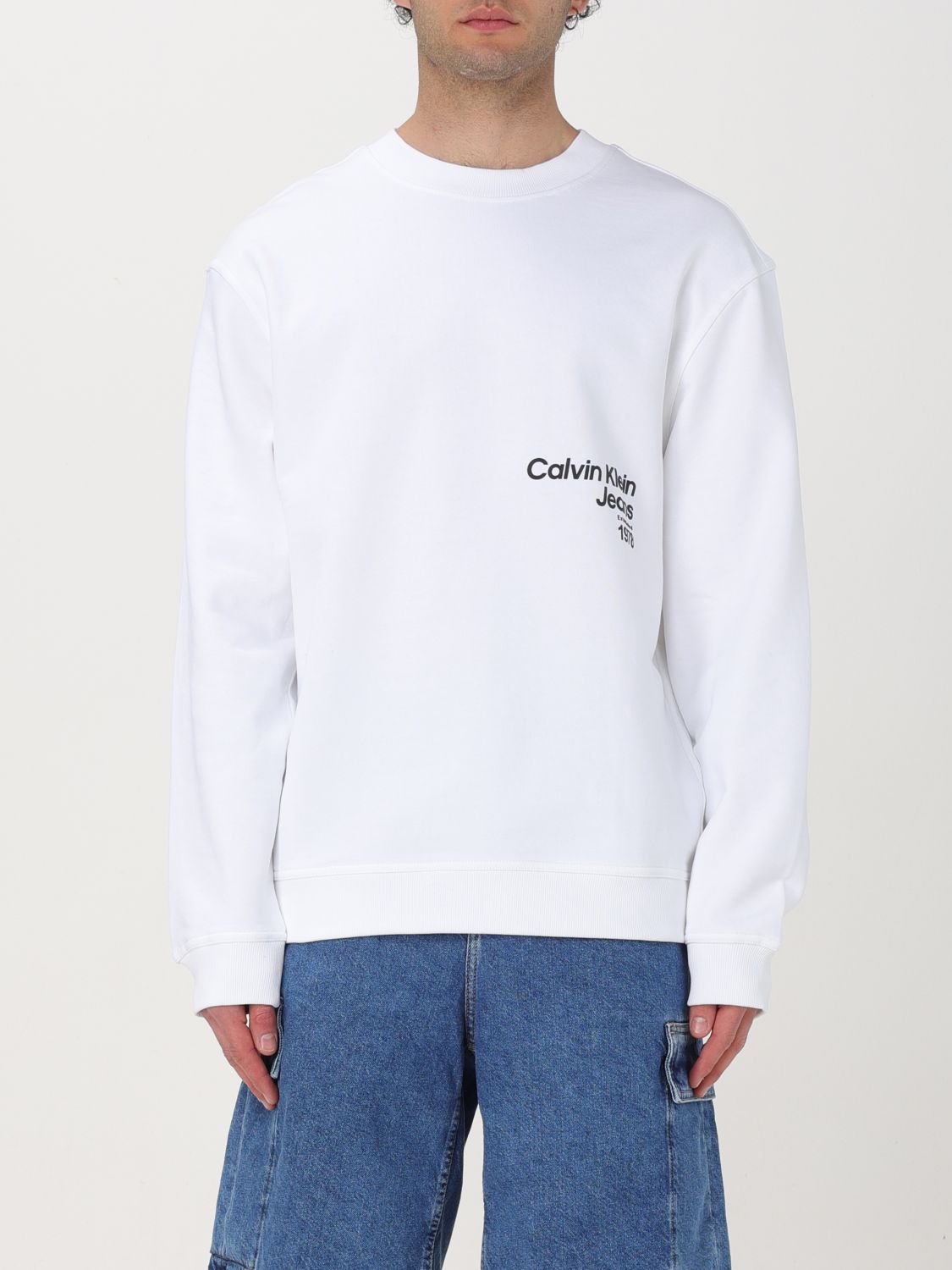 Ck Jeans Jumper CK JEANS Men colour White