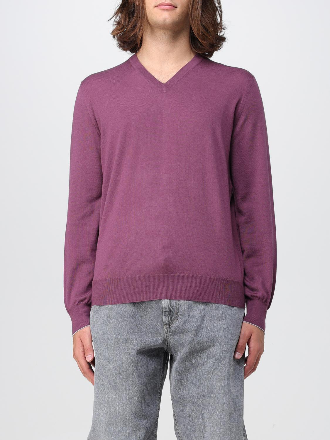 Brunello Cucinelli Jumper BRUNELLO CUCINELLI Men colour Wine