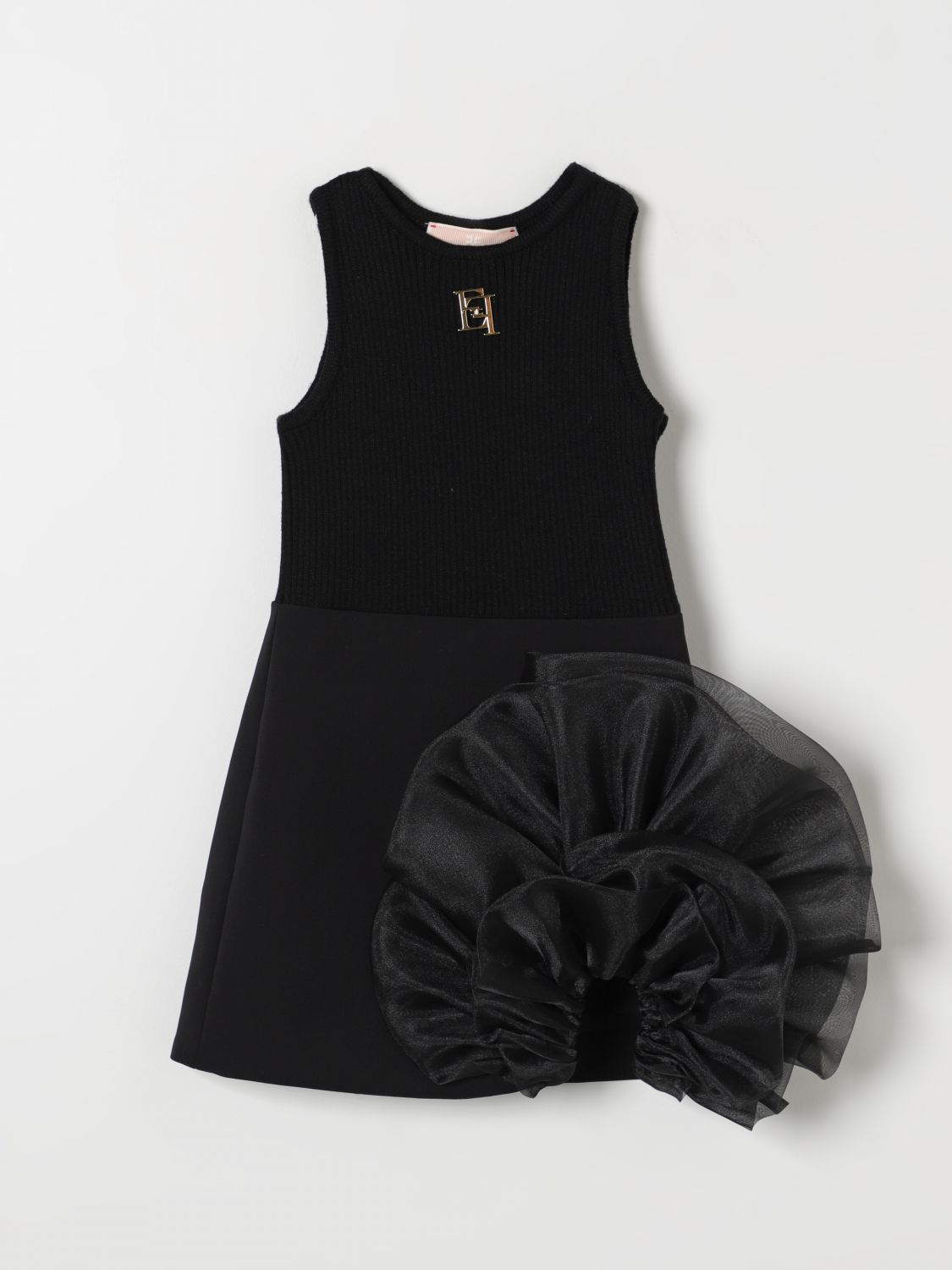 Elisabetta Franchi La Mia Bambina Dress ELISABETTA FRANCHI LA MIA BAMBINA Kids color Black