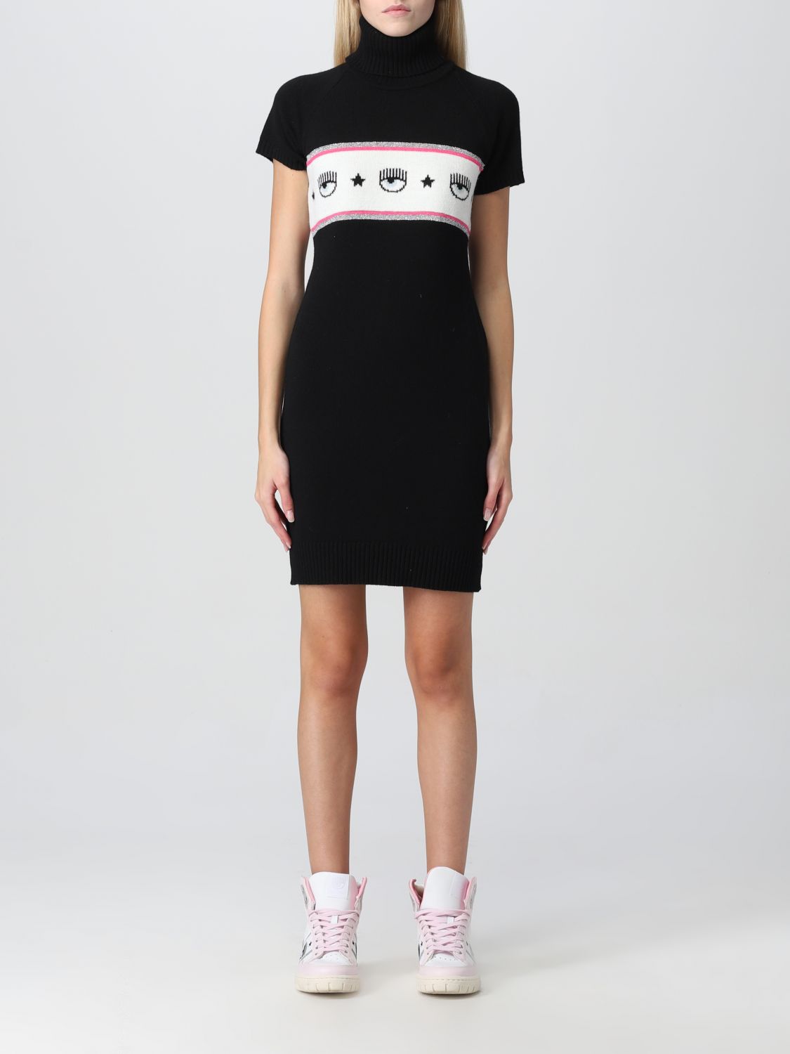 CHIARA FERRAGNI Dress CHIARA FERRAGNI Woman colour Black