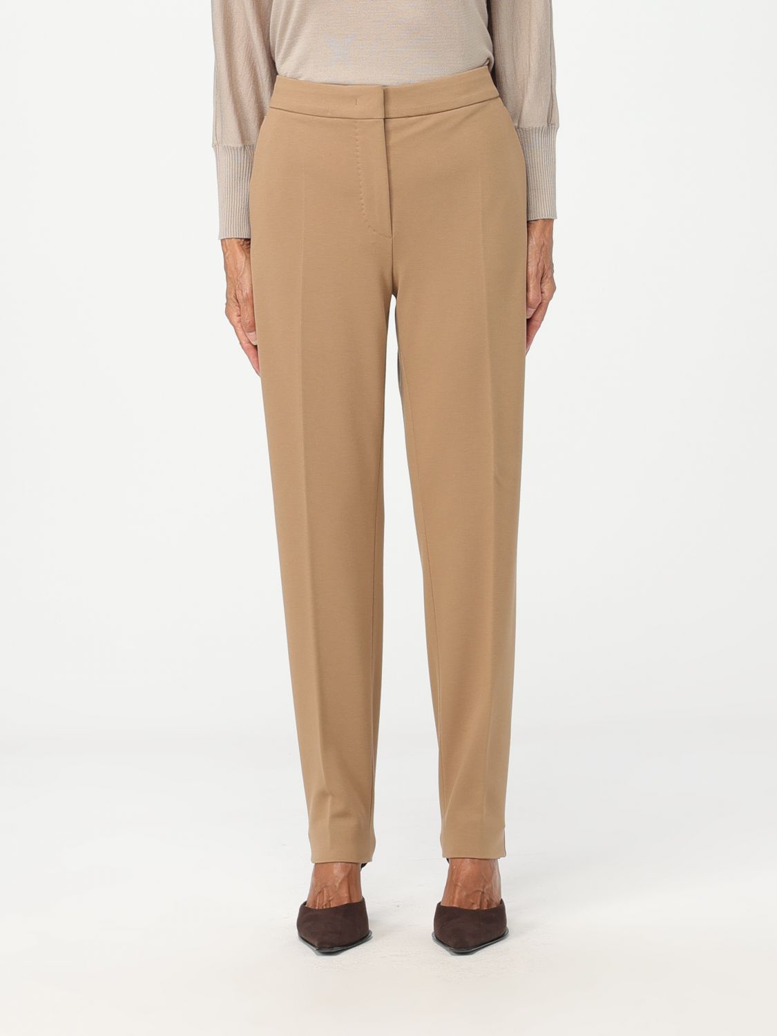 Max Mara Trousers MAX MARA Woman colour Camel