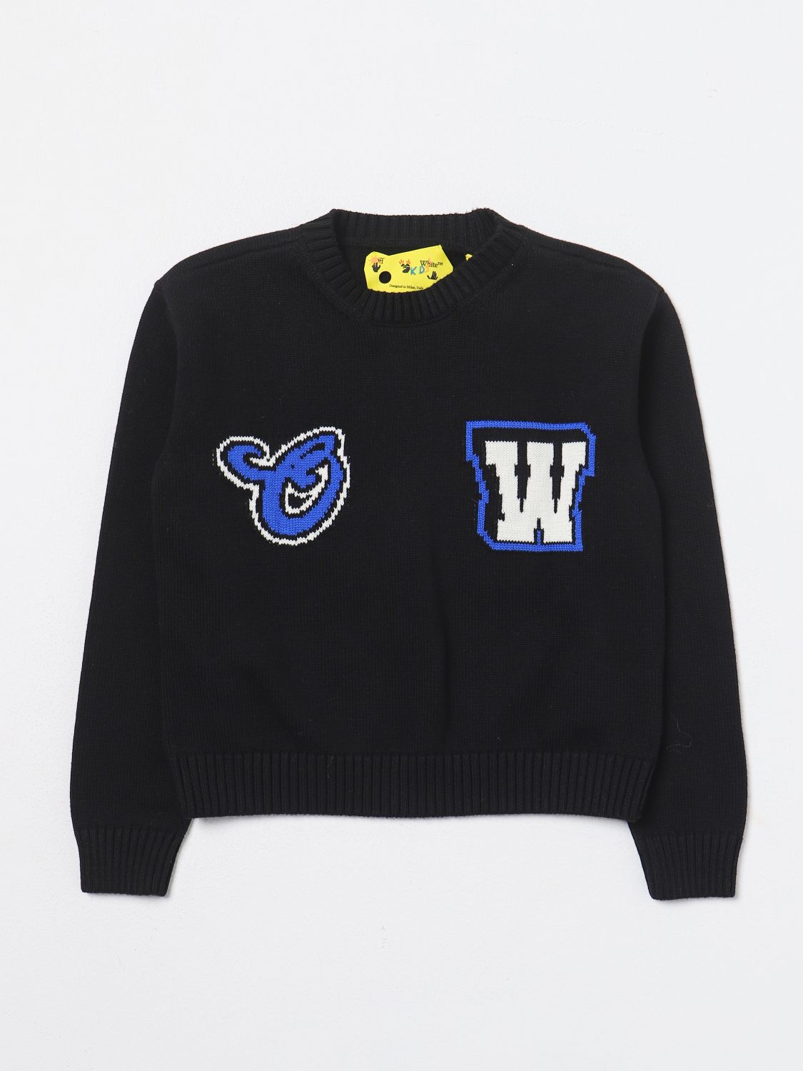  Jumper OFF WHITE KIDS Kids colour Blue