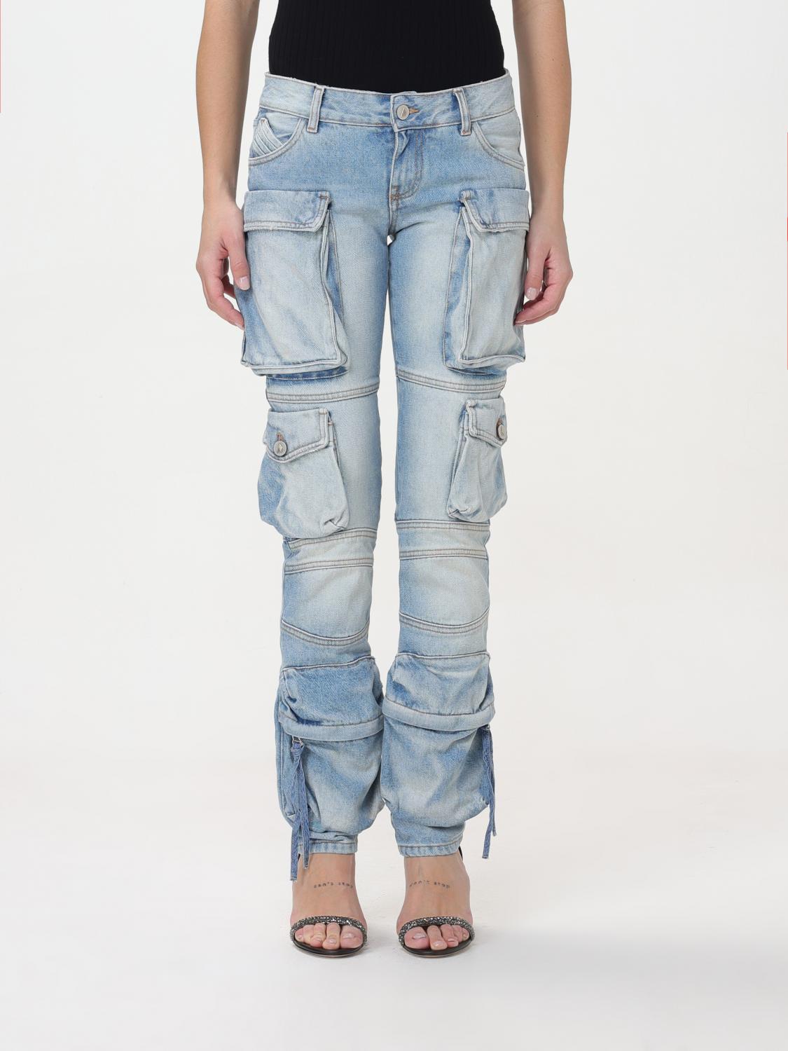 The Attico Jeans THE ATTICO Woman colour Blue