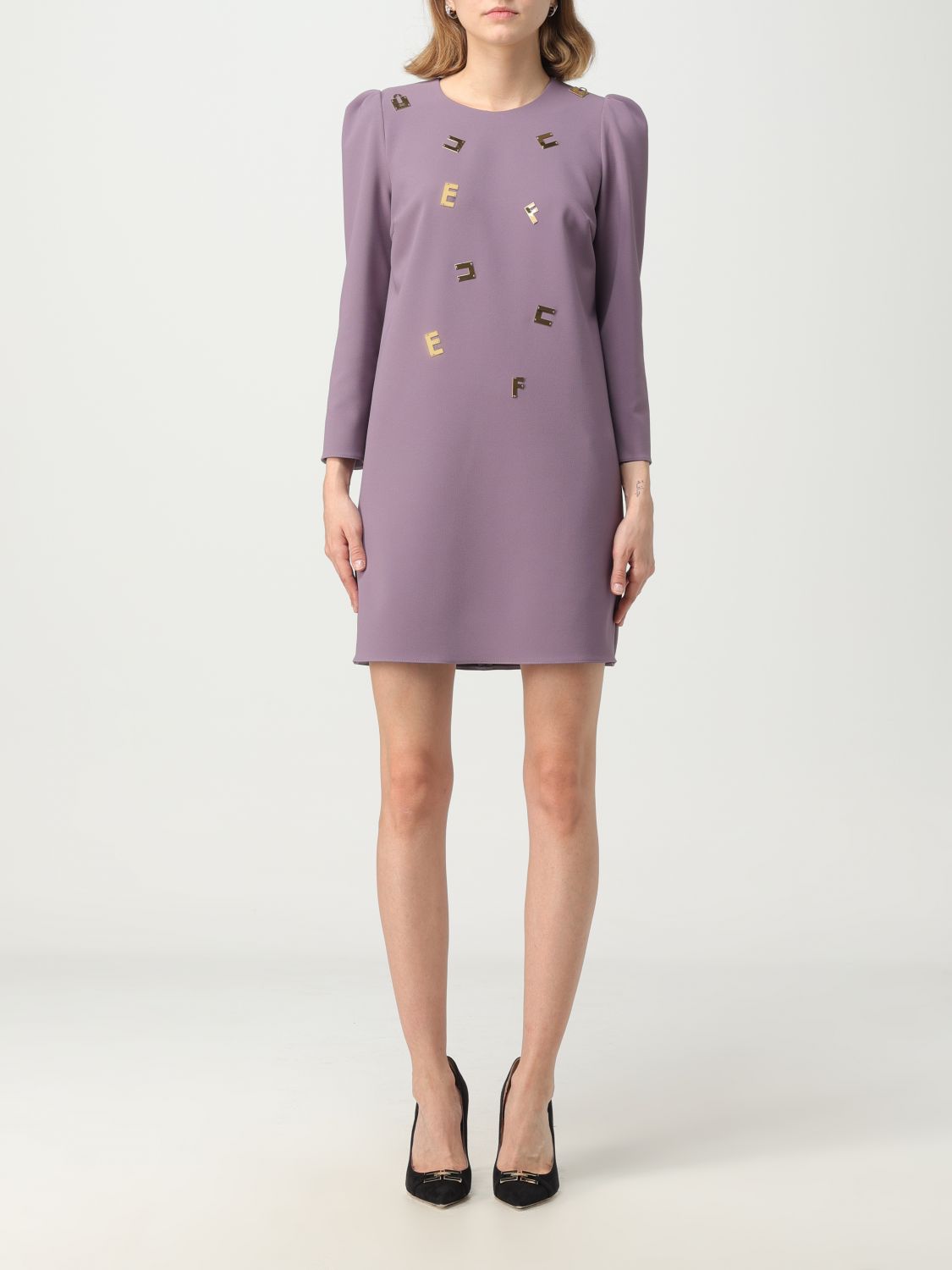 Elisabetta Franchi Dress ELISABETTA FRANCHI Woman colour Violet