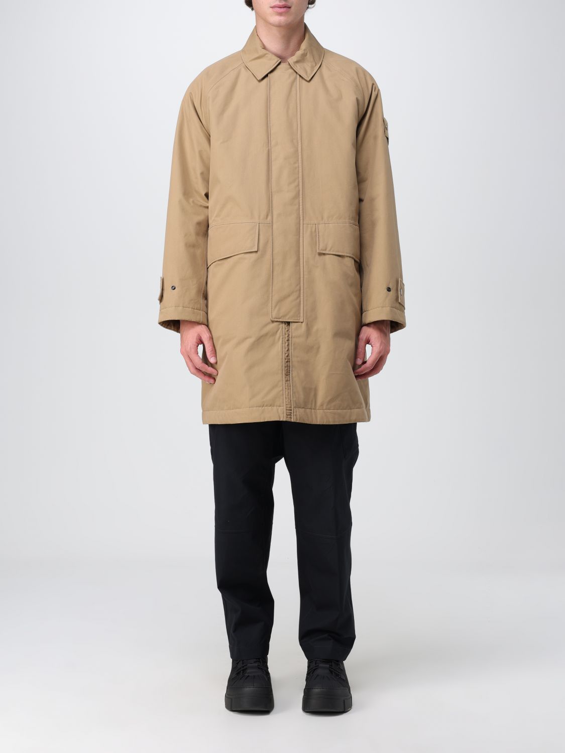 Stone Island Trench Coat STONE ISLAND Men colour Beige