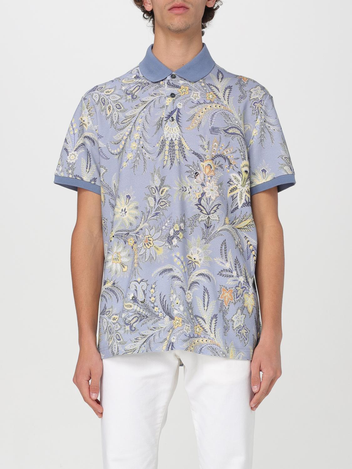 Etro Polo Shirt ETRO Men colour Blue