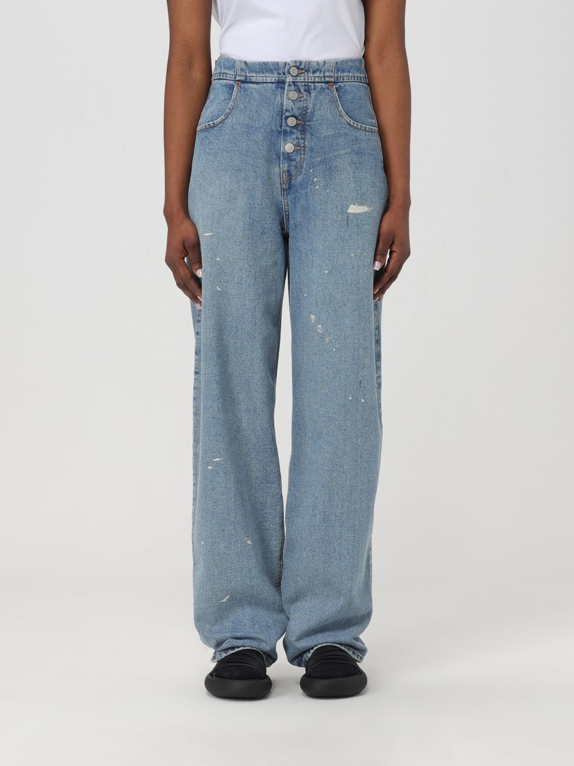 MM6 Maison Margiela Jeans MM6 MAISON MARGIELA Woman colour Blue