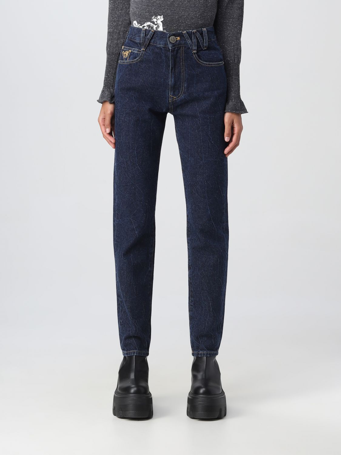 Vivienne Westwood Jeans VIVIENNE WESTWOOD Woman colour Denim