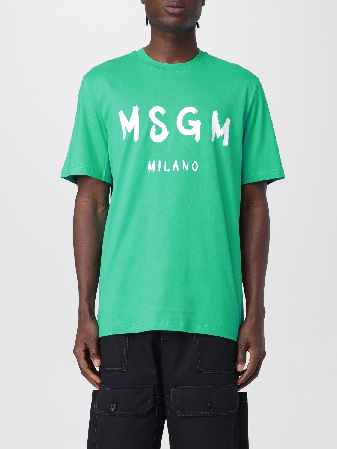 Msgm T-Shirt MSGM Men colour Green