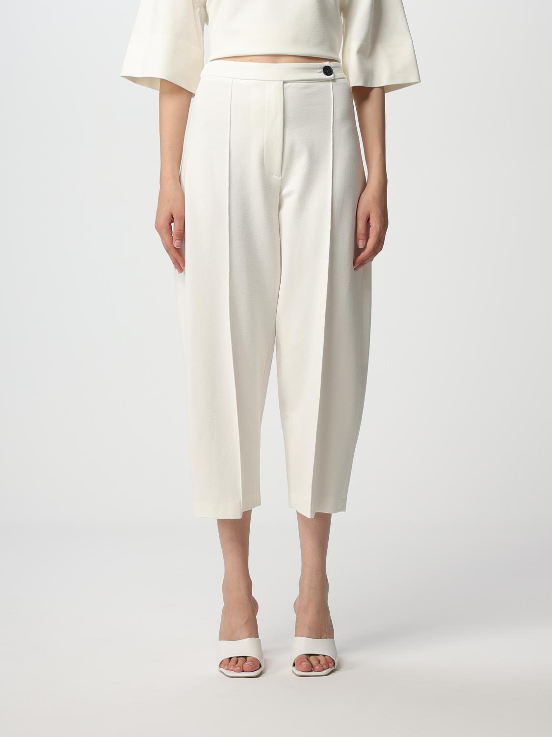 Liviana Conti Trousers LIVIANA CONTI Woman colour Milk