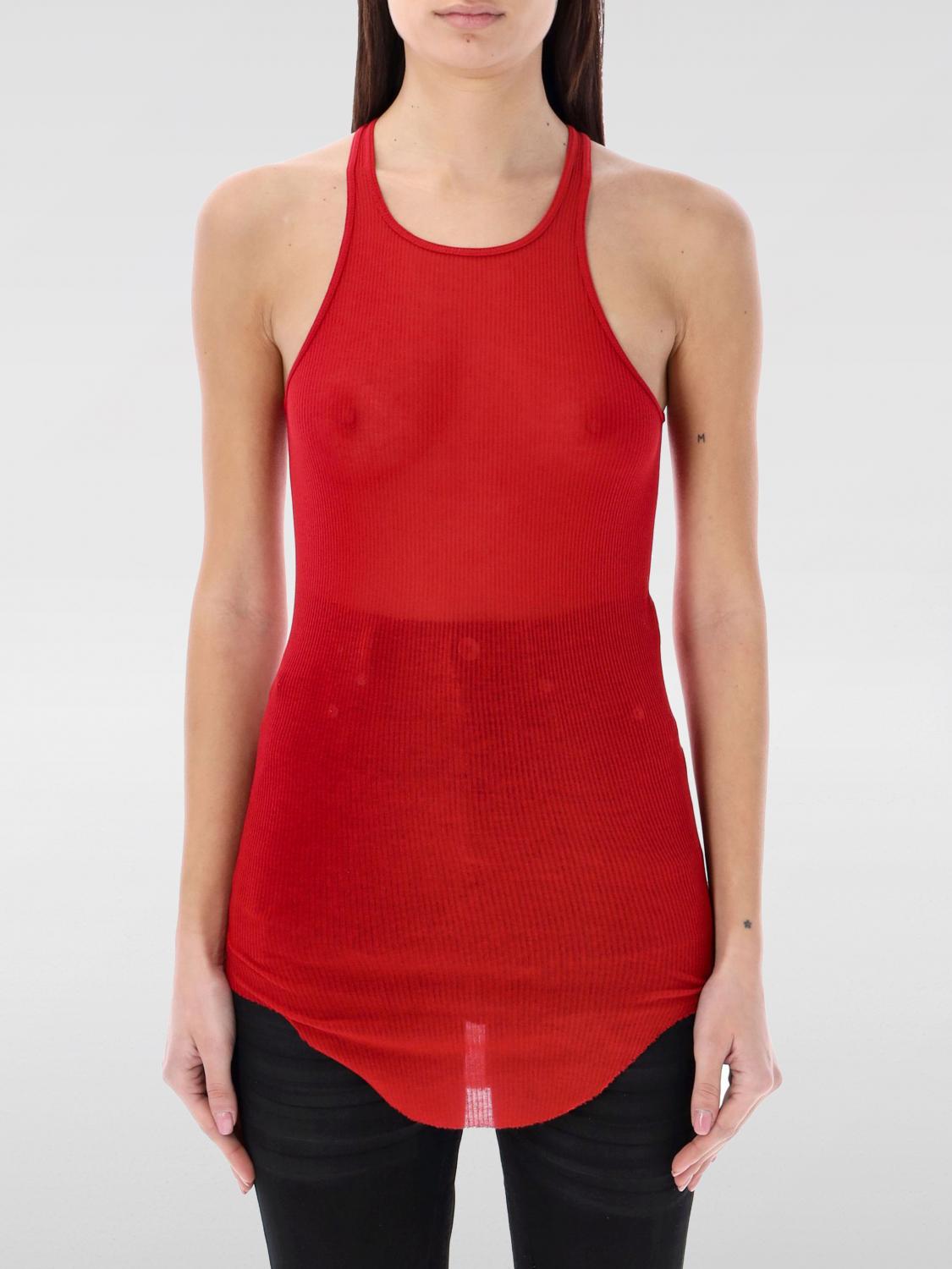 Rick Owens Top RICK OWENS Woman color Red