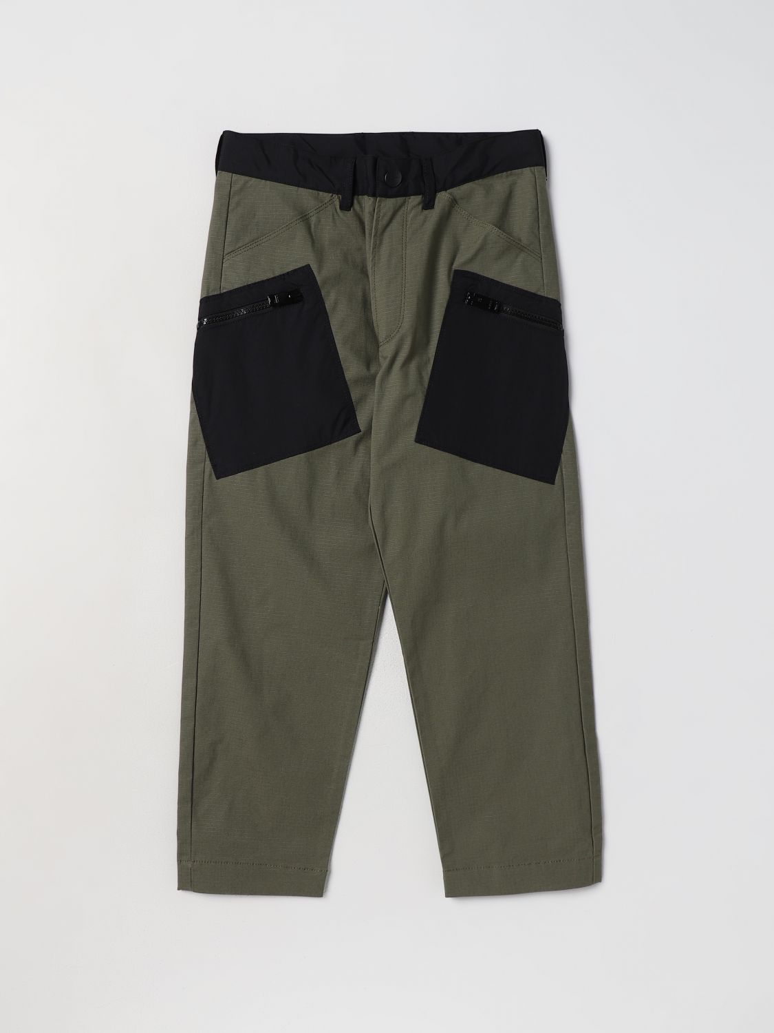 Diesel Trousers DIESEL Kids colour Military