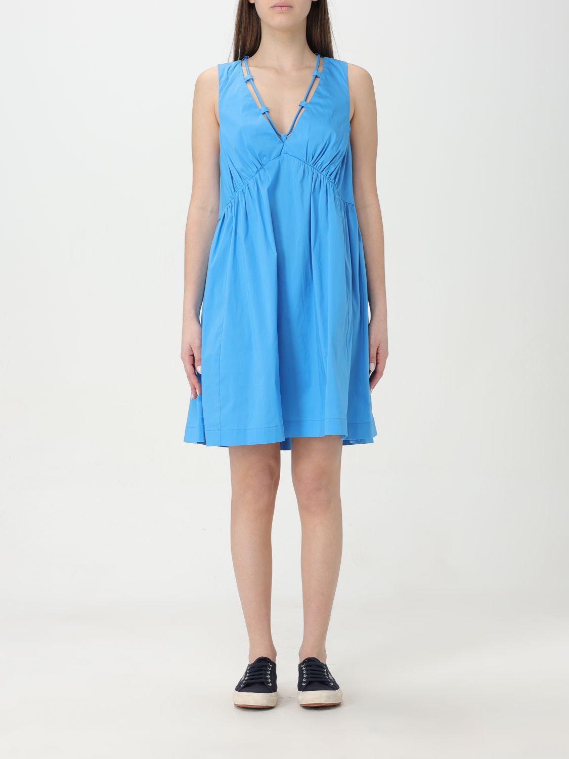 Pinko Dress PINKO Woman colour Gnawed Blue