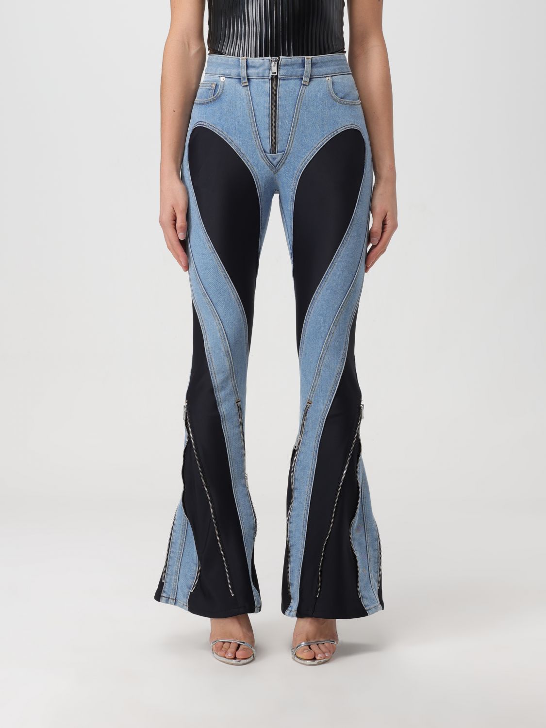 Mugler Jeans MUGLER Woman colour Blue