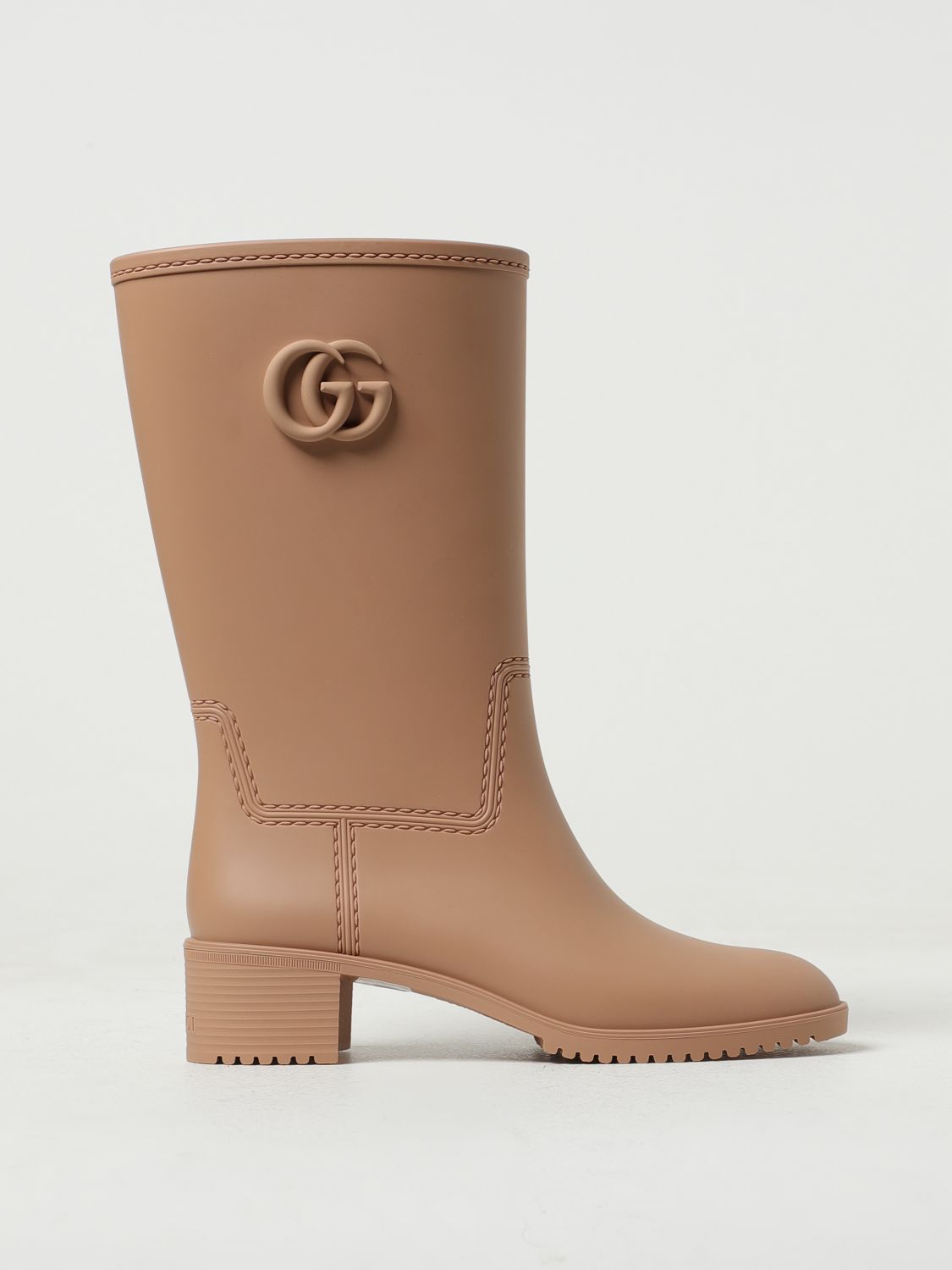 Gucci Boots GUCCI Woman colour Beige