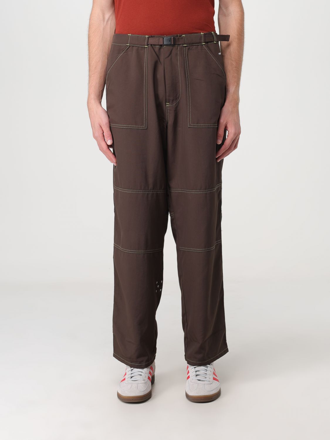 Pop Trading Company Trousers POP TRADING COMPANY Men colour Brown
