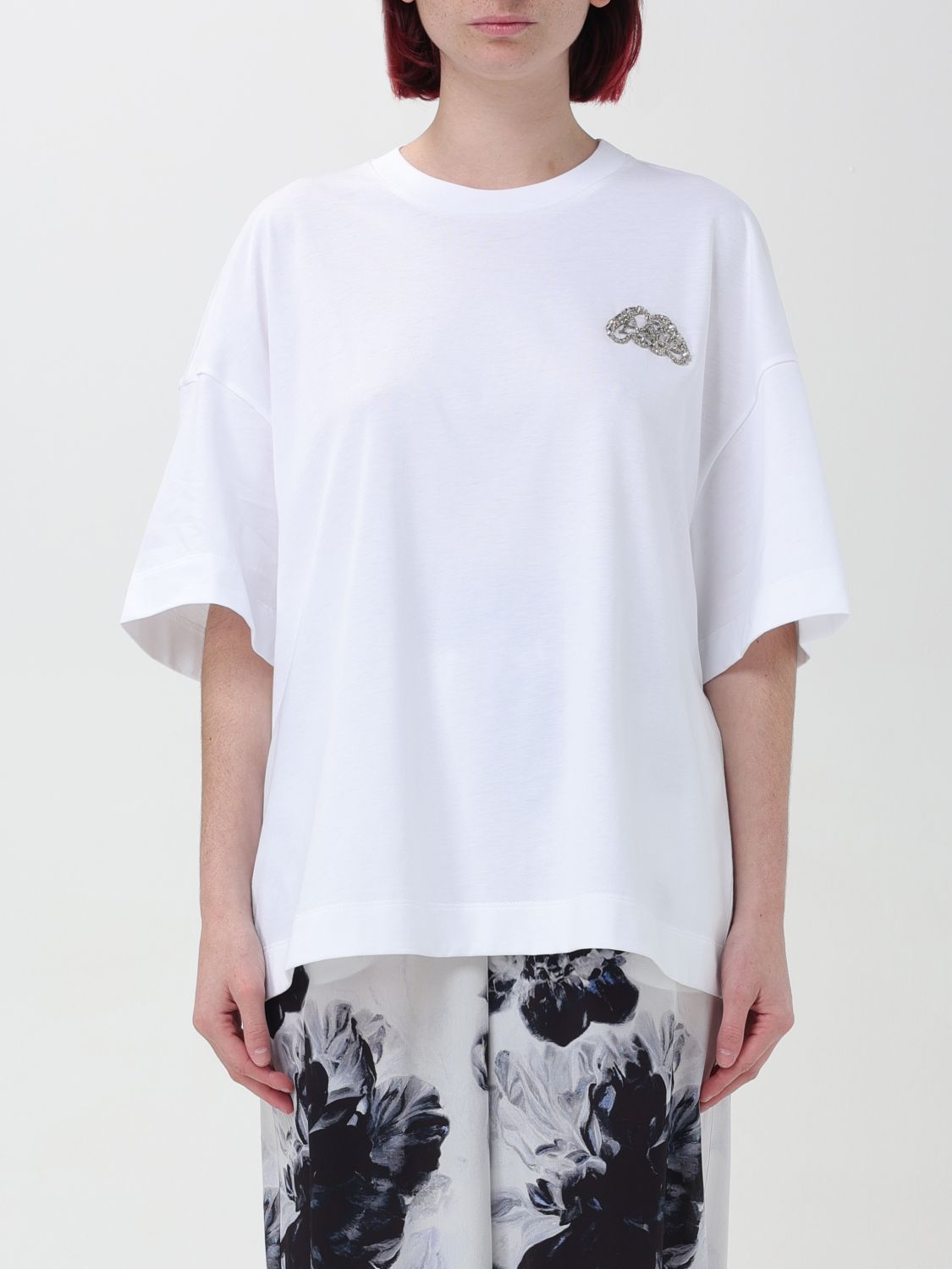 Alexander McQueen T-Shirt ALEXANDER MCQUEEN Woman colour White