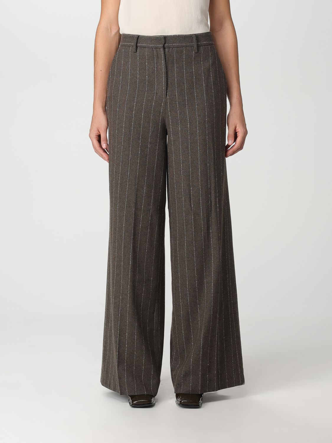 Remain Trousers REMAIN Woman colour Brown
