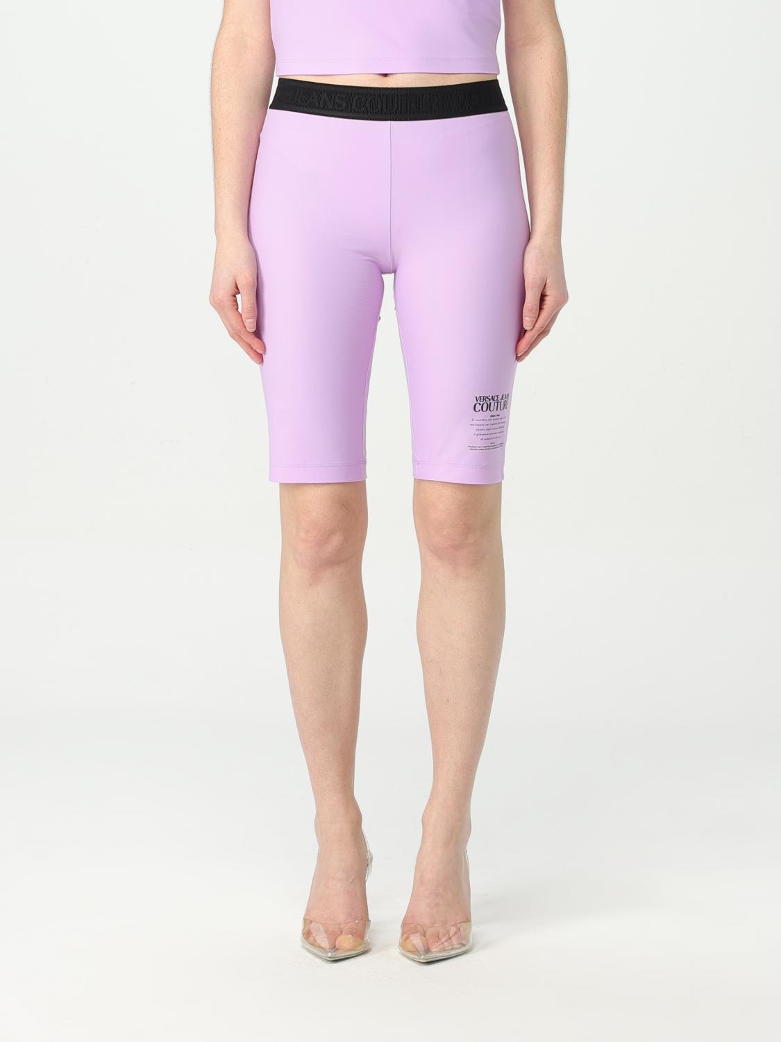 Versace Jeans Couture Short VERSACE JEANS COUTURE Woman colour Violet