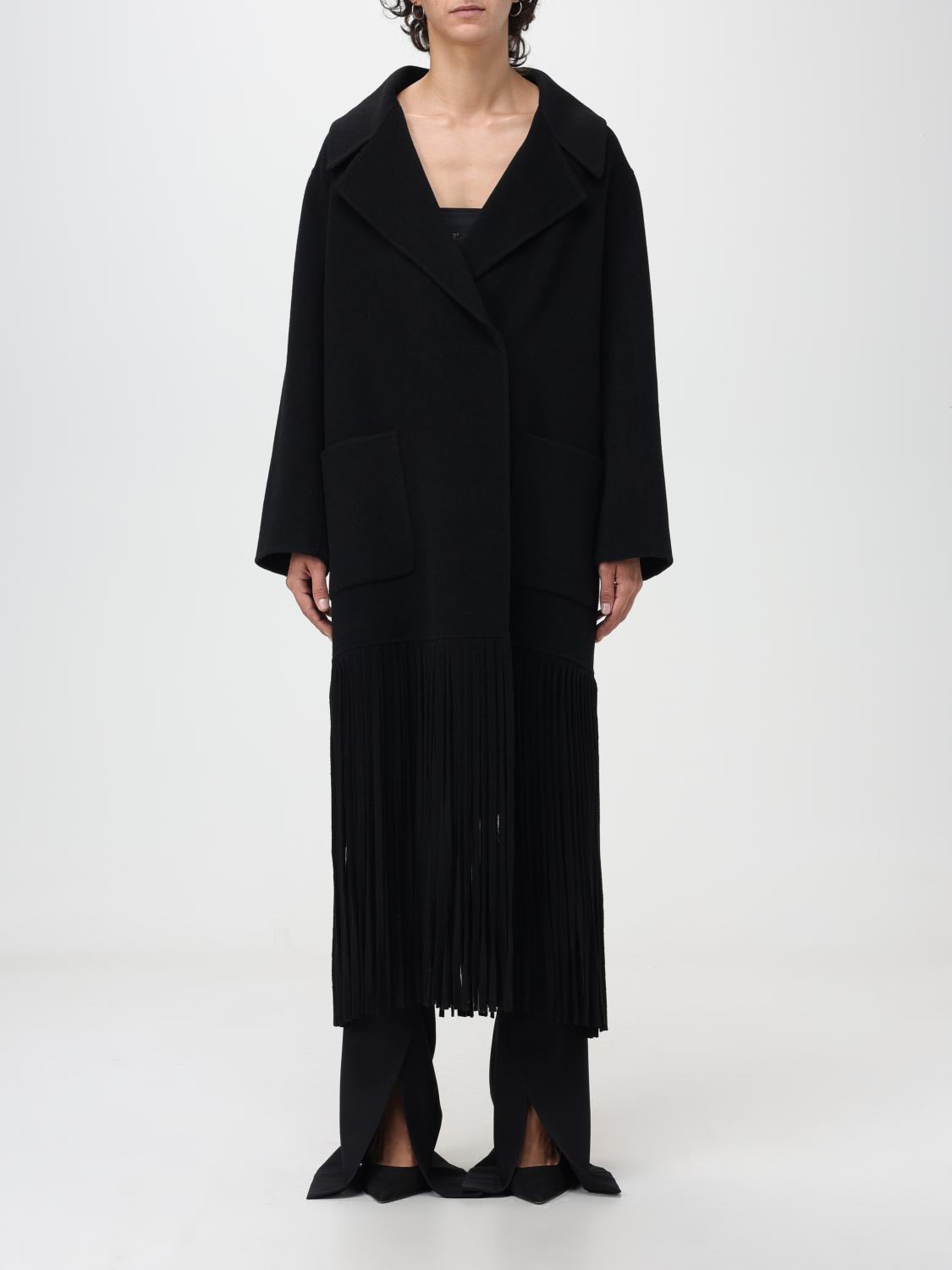 Simona Corsellini Coat SIMONA CORSELLINI Woman colour Black