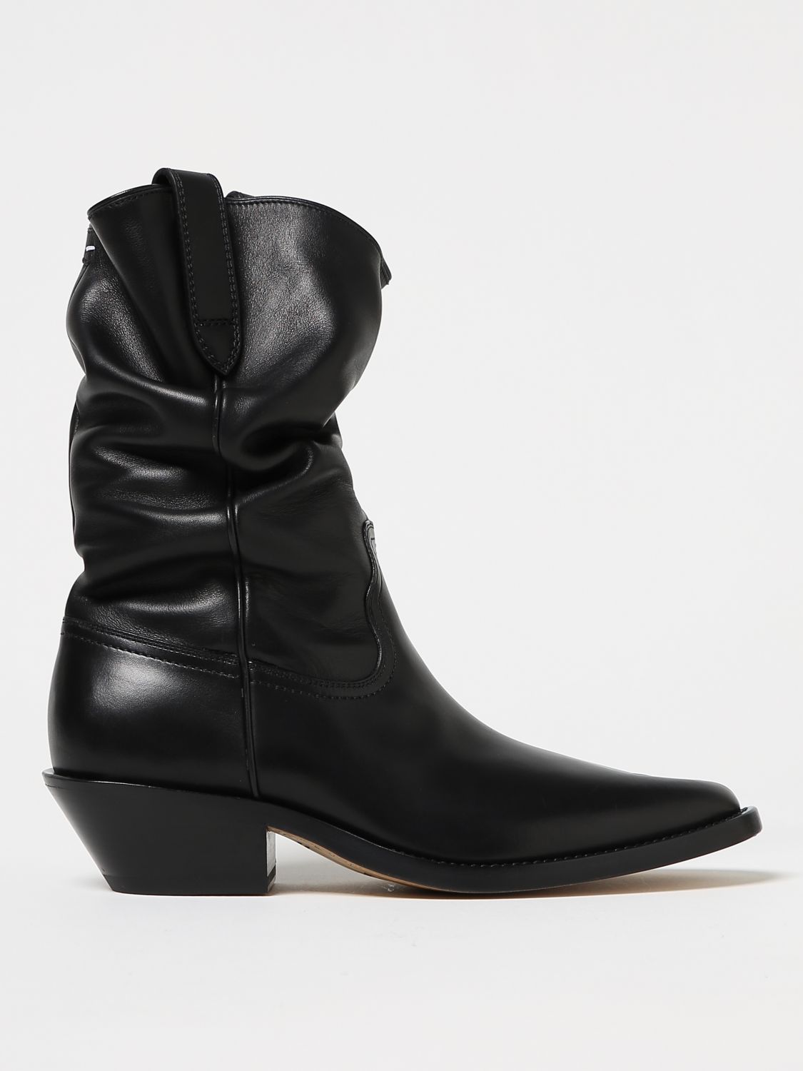 Maison Margiela Flat Ankle Boots MAISON MARGIELA Woman colour Black