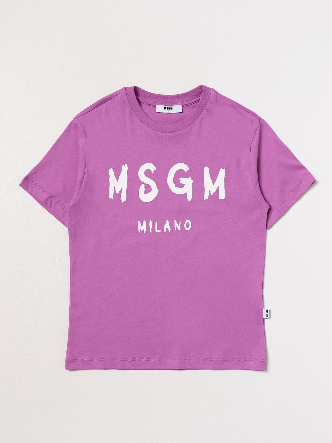 Msgm Kids T-Shirt MSGM KIDS Kids colour Lilac