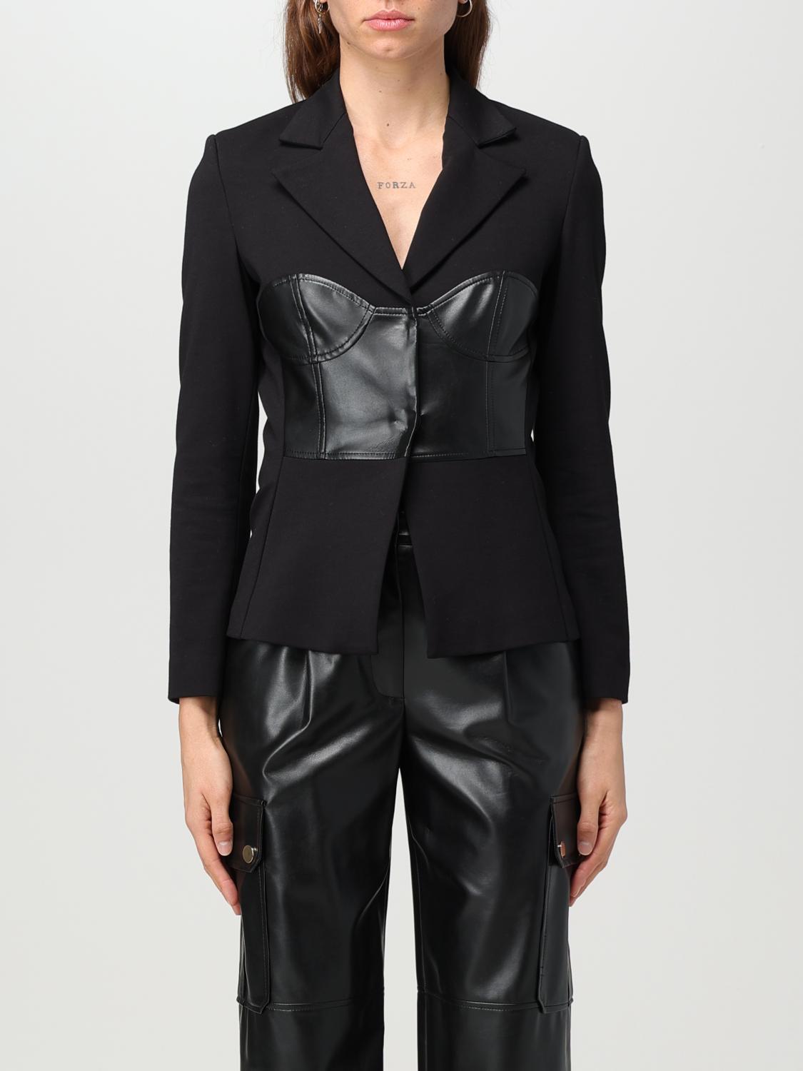 Simona Corsellini Blazer SIMONA CORSELLINI Woman colour Black