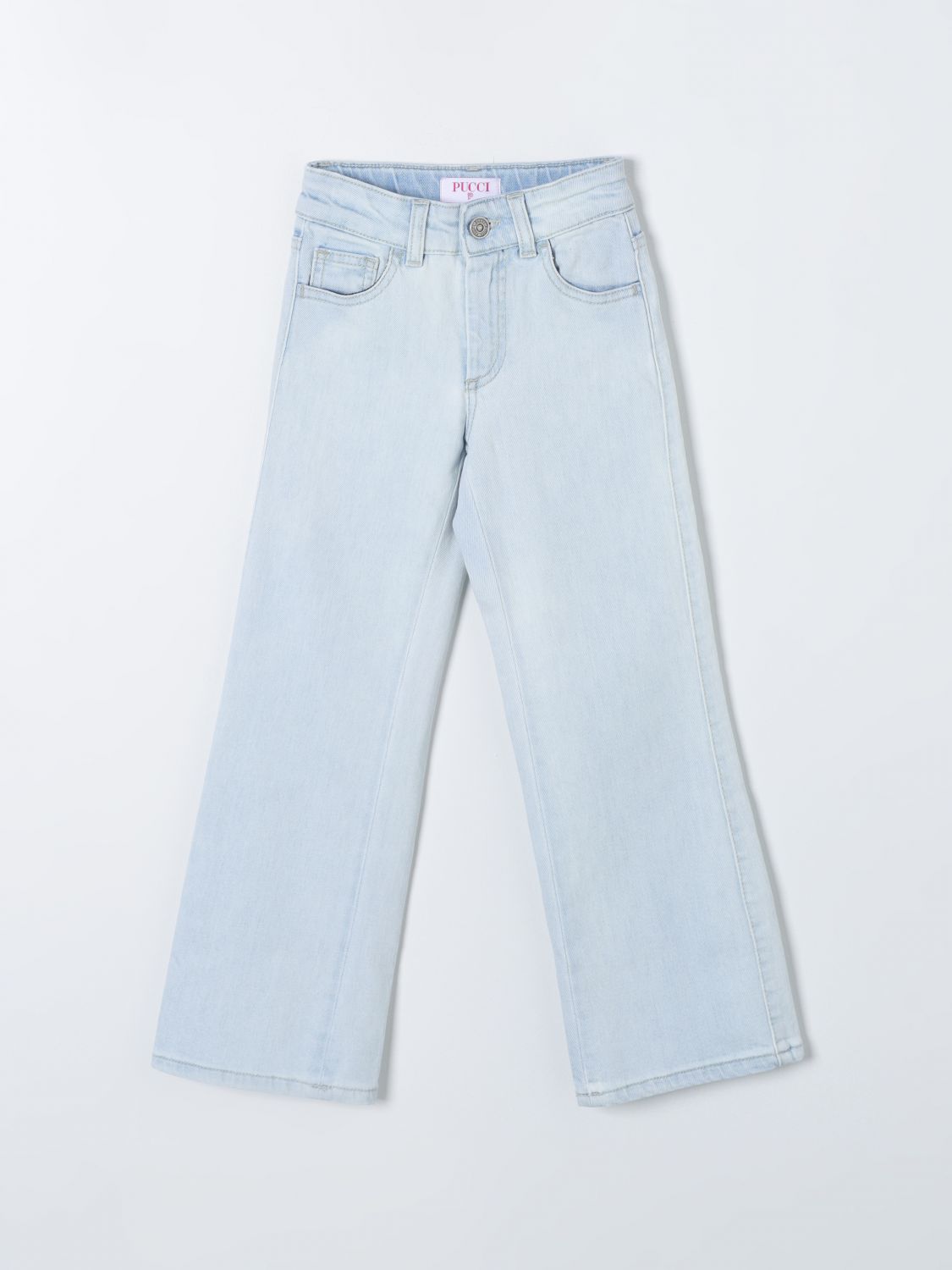 Emilio Pucci Junior Trousers EMILIO PUCCI JUNIOR Kids colour Gnawed Blue