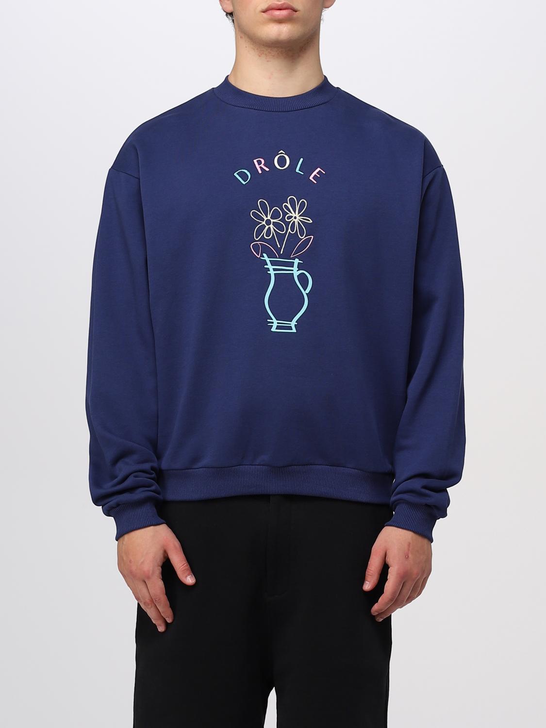 Drôle de Monsieur Sweatshirt DROLE DE MONSIEUR Men colour Blue