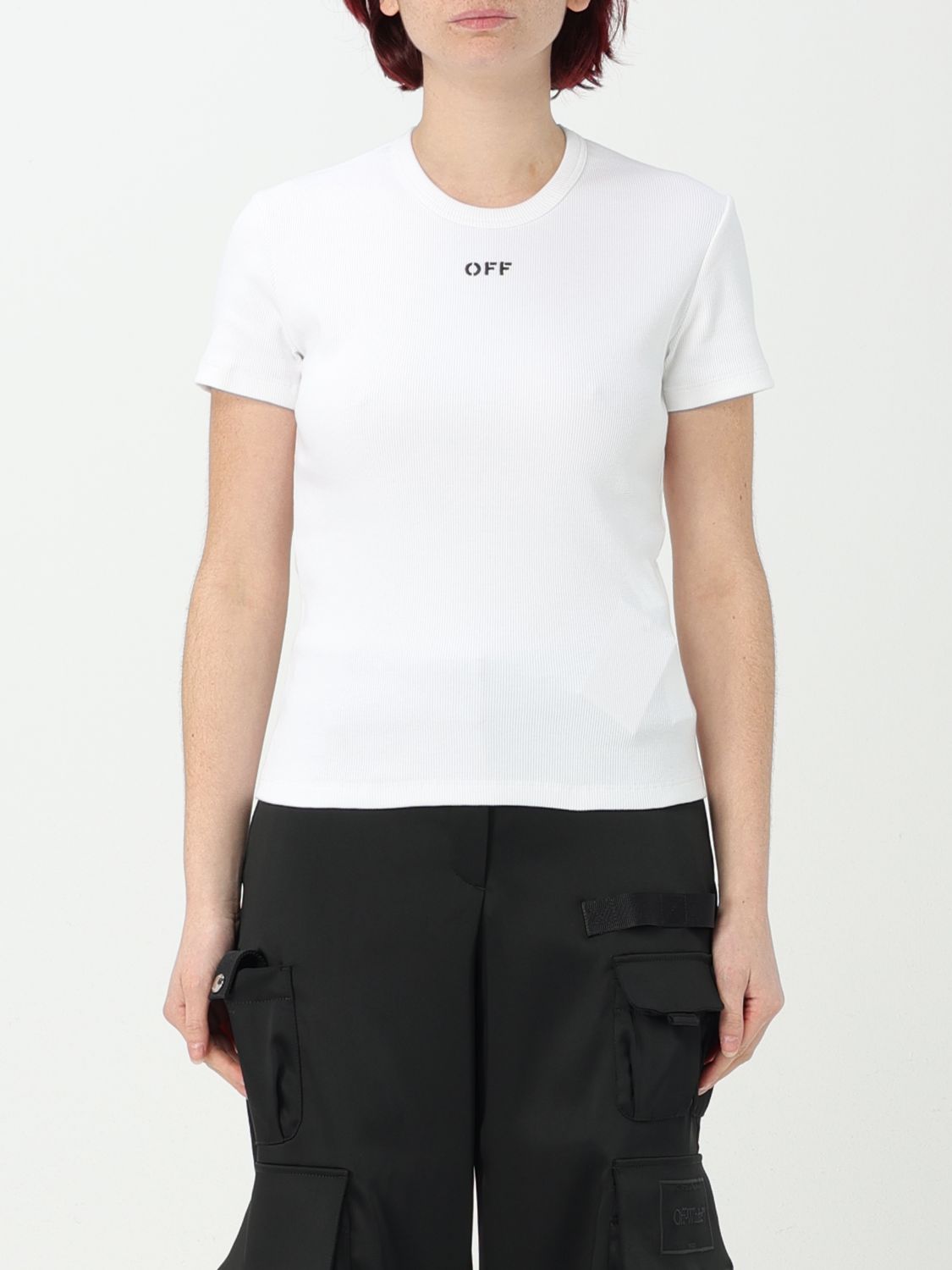 OFF-WHITE T-Shirt OFF-WHITE Woman colour White