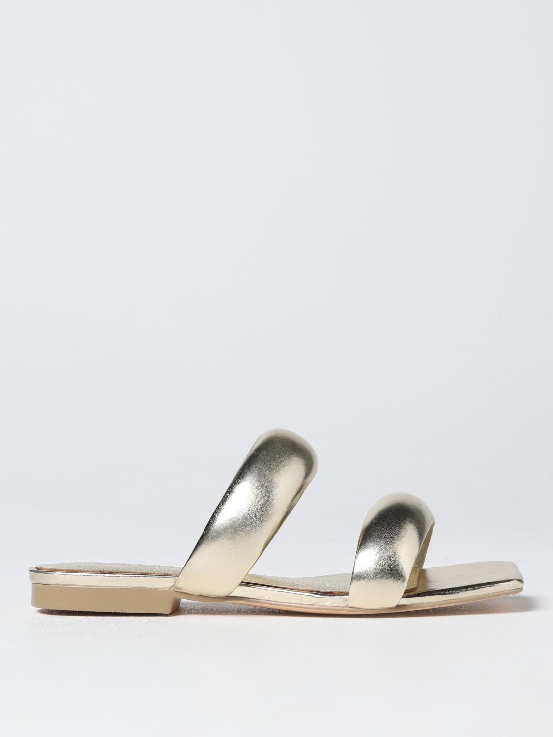 Actitude Twinset Flat Sandals ACTITUDE TWINSET Woman colour Gold