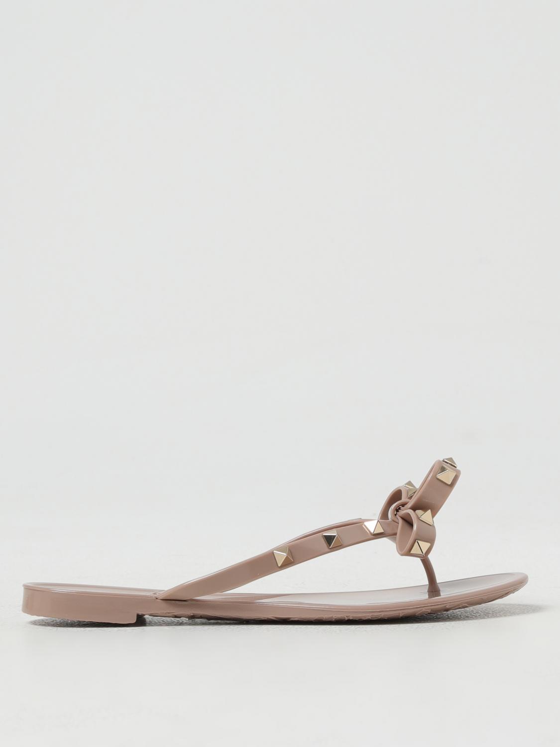 VALENTINO GARAVANI Flat Sandals VALENTINO GARAVANI Woman color Blush Pink