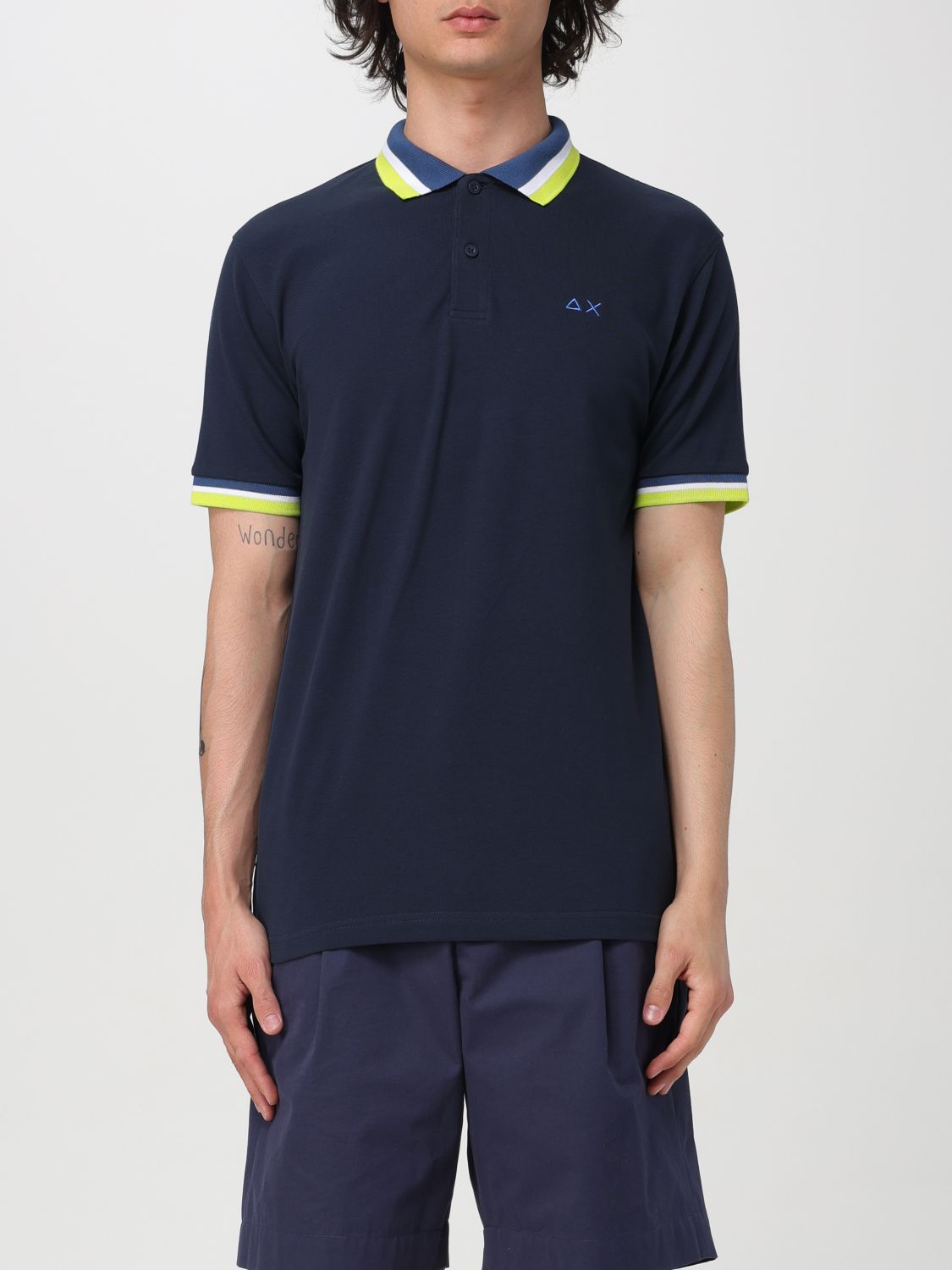  Polo Shirt SUN 68 Men colour Blue