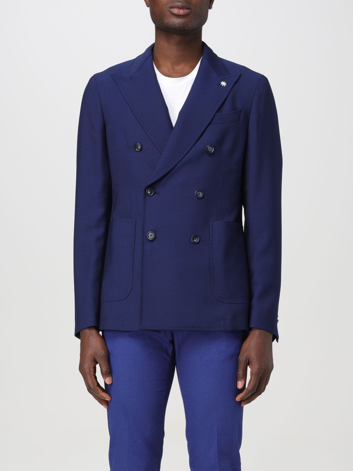 Manuel Ritz Jacket MANUEL RITZ Men colour Blue