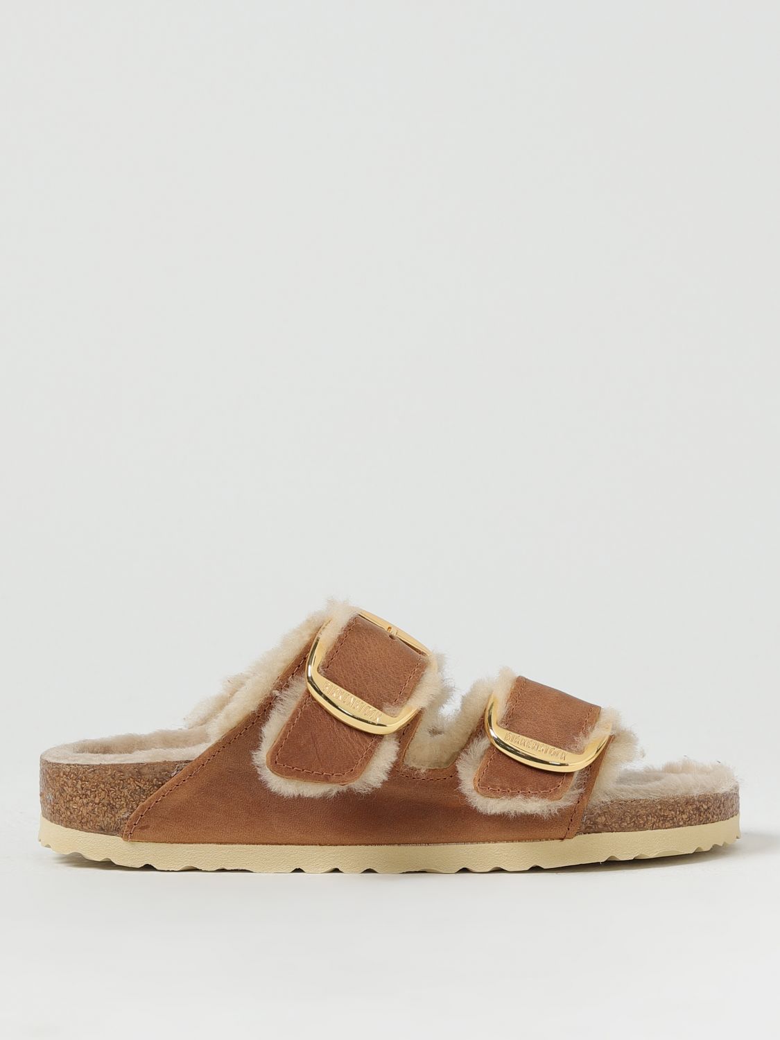 Birkenstock Flat Sandals BIRKENSTOCK Woman colour Brown