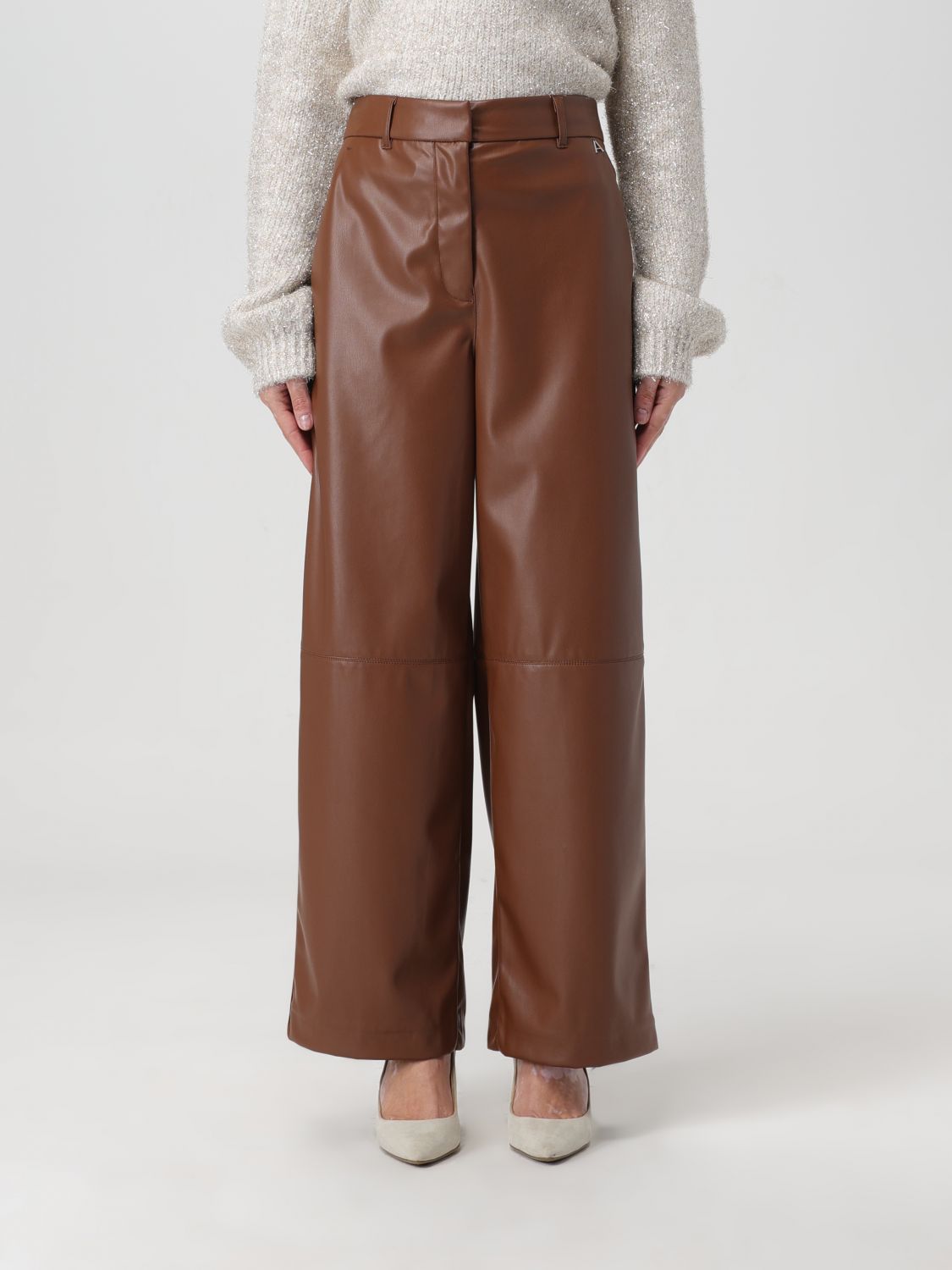 Actitude Twinset Trousers ACTITUDE TWINSET Woman colour Brown