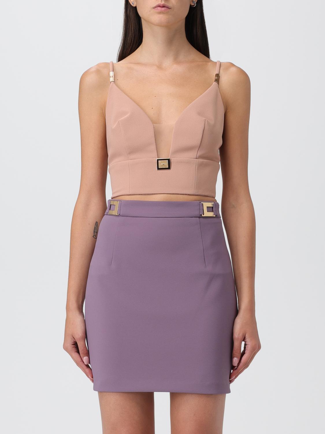 Elisabetta Franchi Top ELISABETTA FRANCHI Woman colour Nude