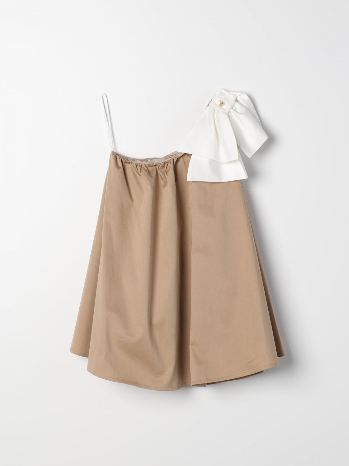 Elisabetta Franchi La Mia Bambina Dress ELISABETTA FRANCHI LA MIA BAMBINA Kids colour Sand