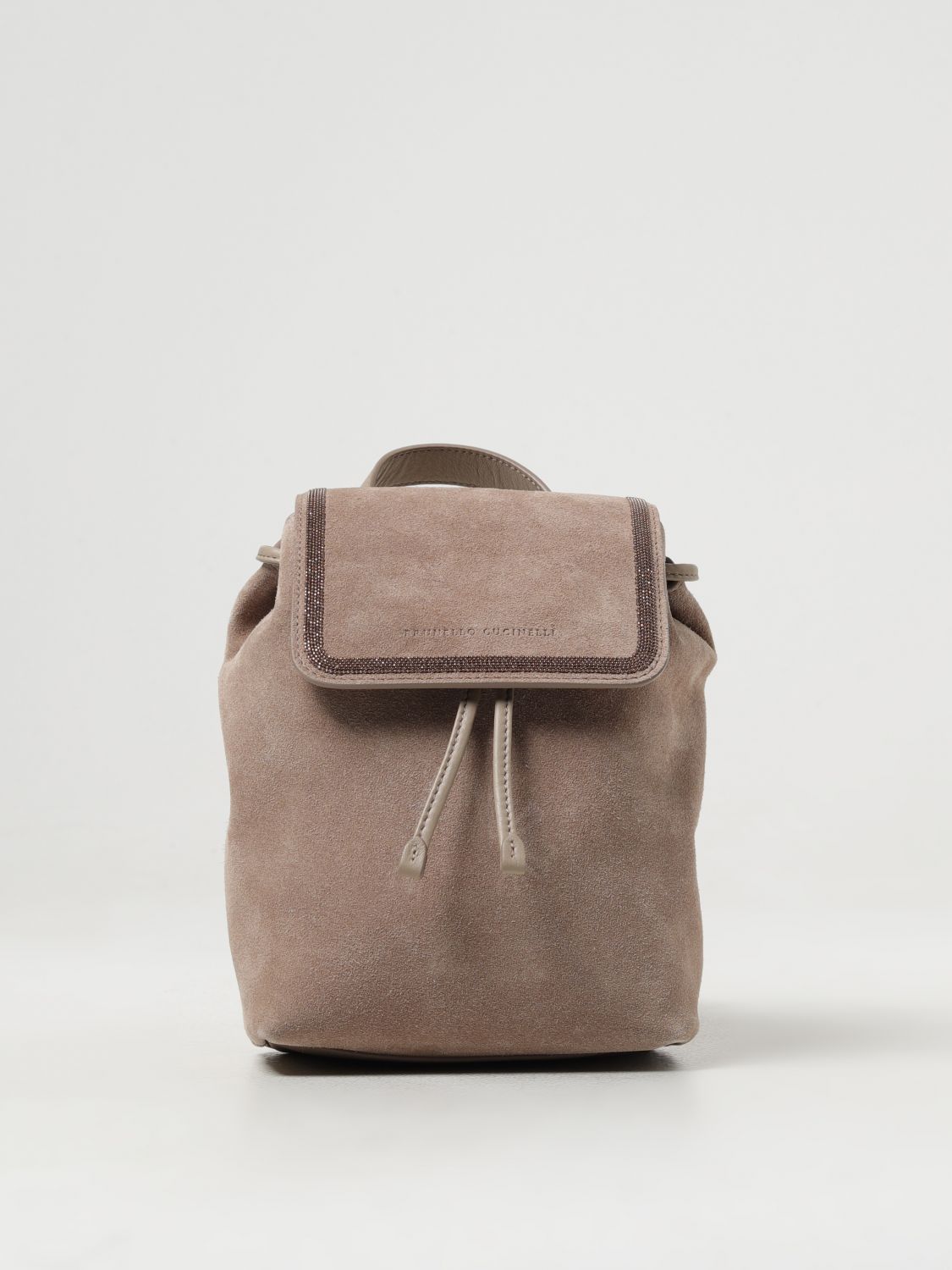 Brunello Cucinelli Backpack BRUNELLO CUCINELLI Woman colour Beige