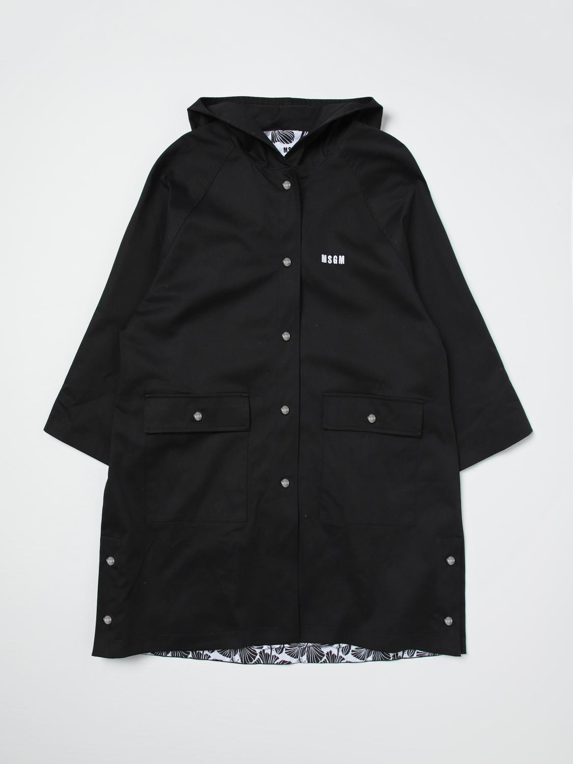 Msgm Kids Coat MSGM KIDS Kids color Black