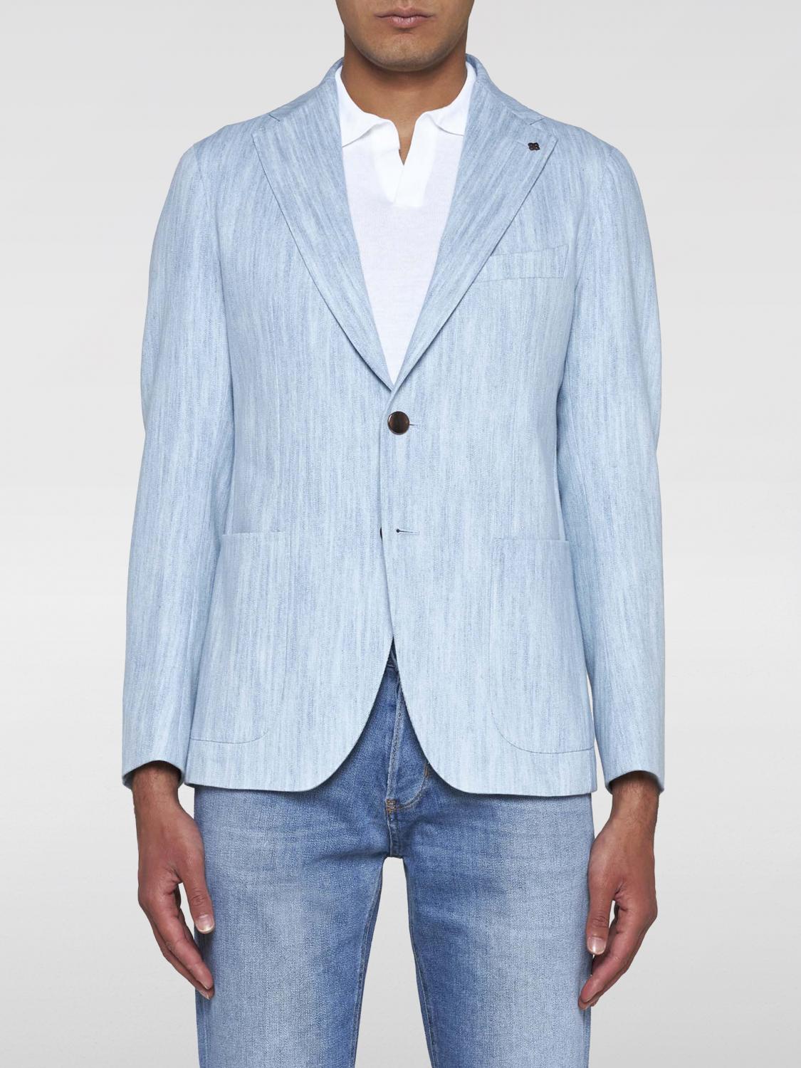 Tagliatore Blazer TAGLIATORE Men color Denim