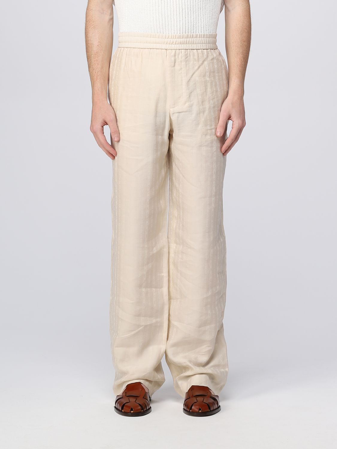 Golden Goose Trousers GOLDEN GOOSE Men colour Yellow Cream